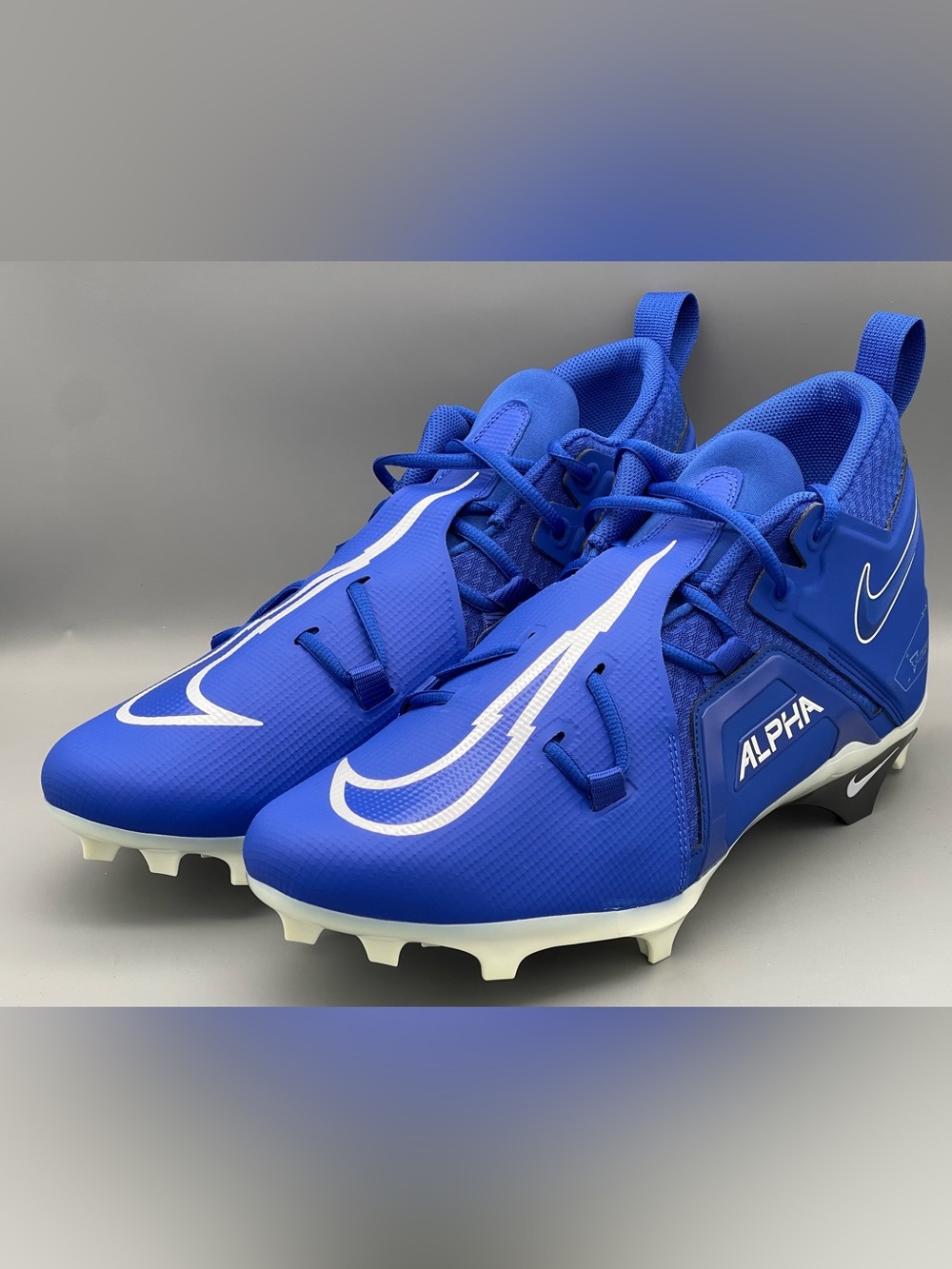 Nike Alpha Menace Pro 3 Football Cleats Royal Blue CT6649-414 Men’s Size 14 NEW
